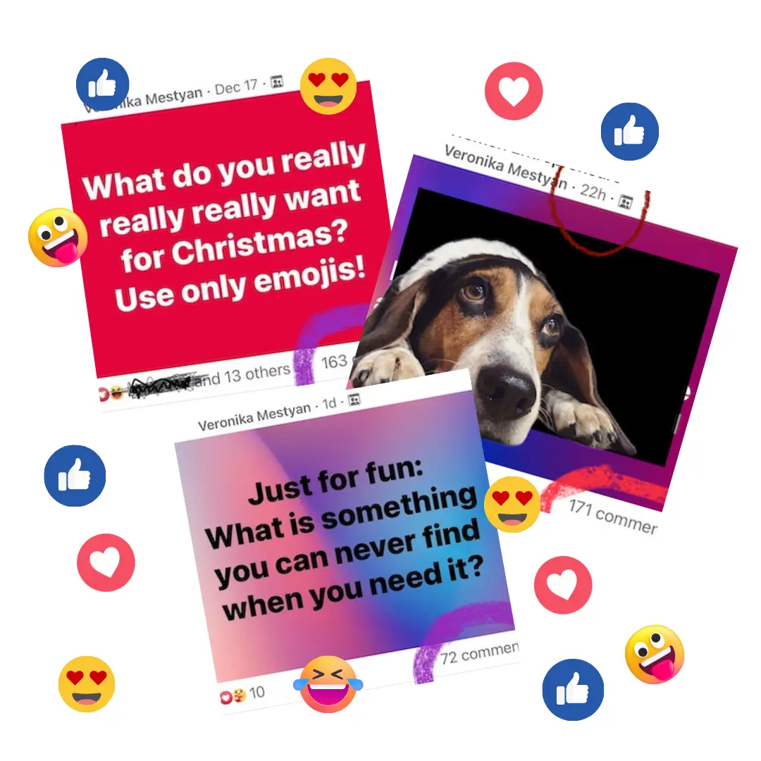 social media likes proof