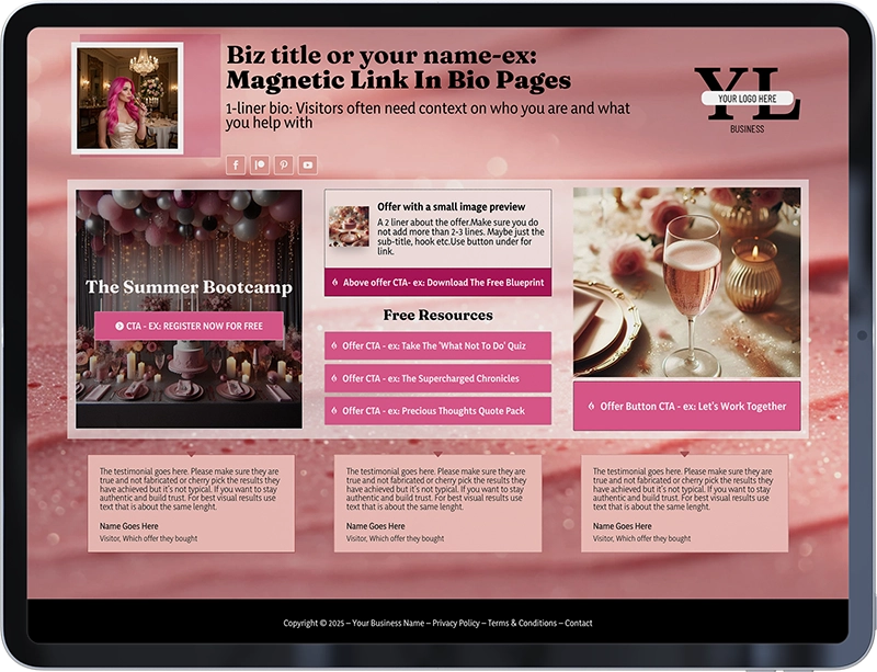 pink champagne magnetic